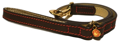 Rosewood Luxury Leather Lijn Hond Leer Luxe Bruin 1,9X100 CM