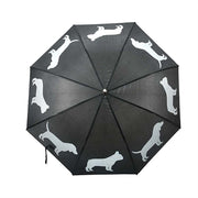 Paraplu Honden Reflecterend / Zwart 85 CM
