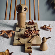Wood Owl ornament Gift Creative Home Decoration accessories decor figurine modern miniature figurines decoracao para casa maison